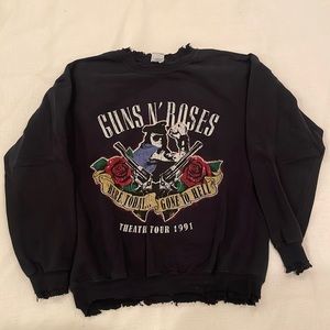 Guns & Roses 1991 Tour Crewneck Sweatshirt - Medium